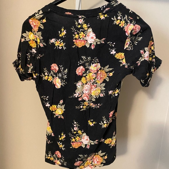 Alternative apparel, floral t-shirt, size small - Picture 2 of 2